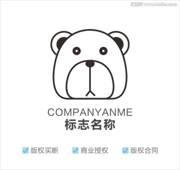 小熊LOGO 服饰LOGO