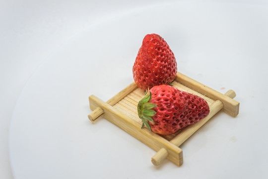 草莓 新鲜 水果 特写 覆盆子