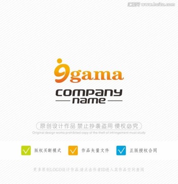 9GAMA 英文logo