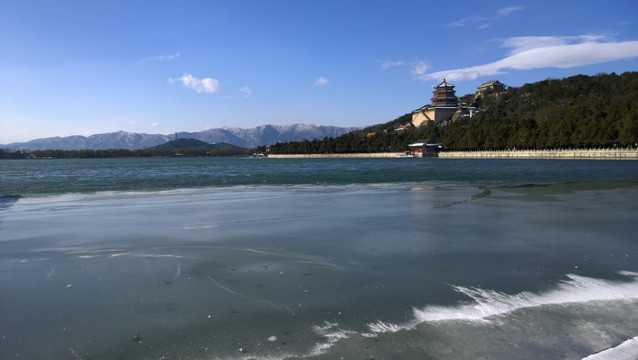 颐和园 雪景