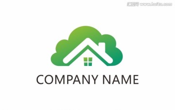 智能家居綠化logo