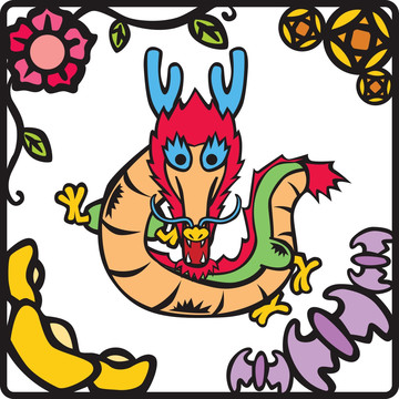 動(dòng)物生肖插圖