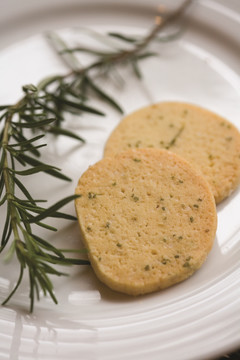 特写镜头的饼干