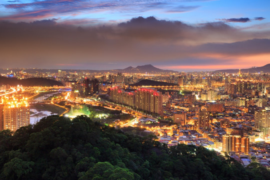 台湾新北市夜景