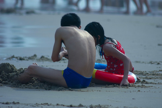 闸坡 阳江 海滨浴场