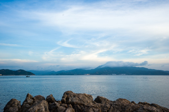 海景 海 霞光