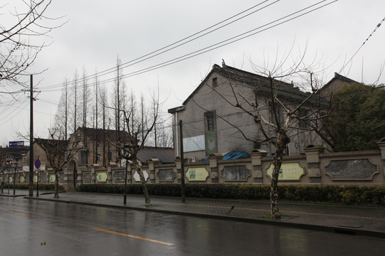 江南 水乡 春天 阴雨