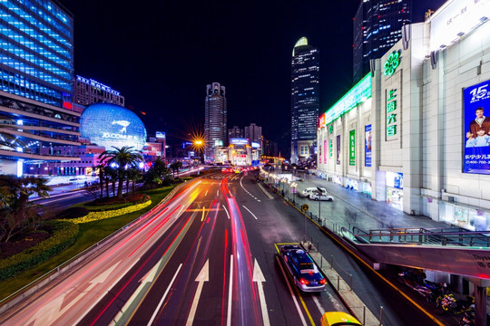 徐家汇夜景