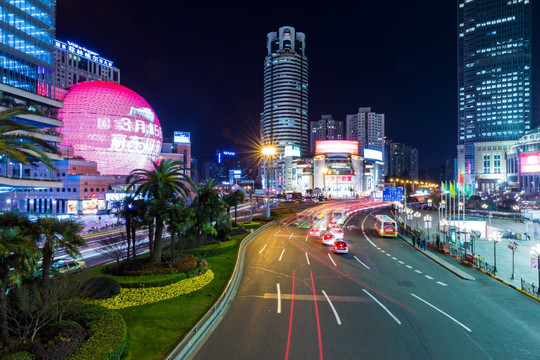 徐家汇夜景