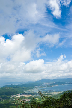 七娘山山景