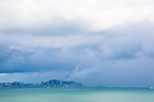 海南三亚三亚湾海景