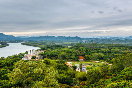 乡村河流风光