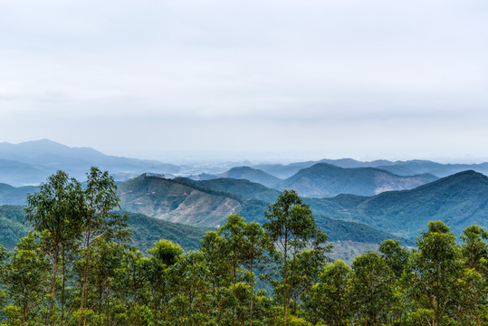 高山俯视下