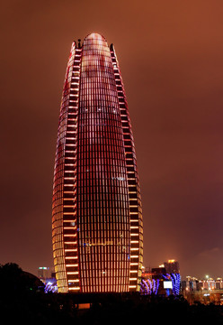 宁波财富中心 夜景