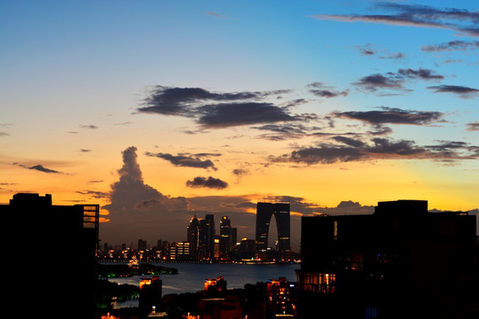 金鸡湖夜景