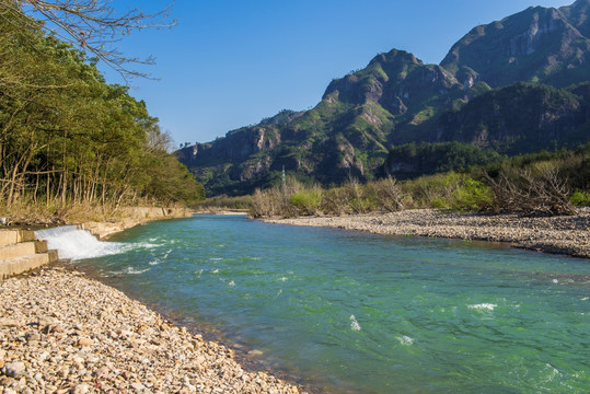 山水风景 溪滩 河流