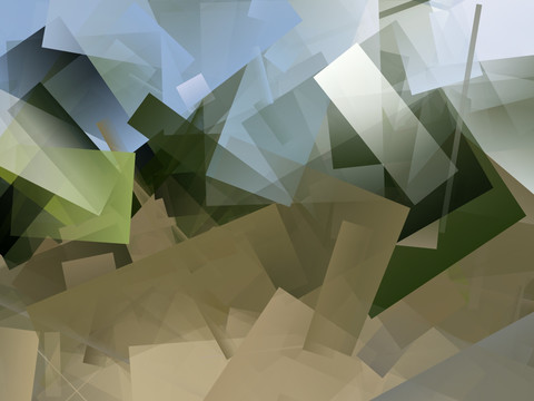 灰色立体几何拼接抽象高清背景