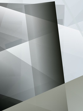 灰色立体几何拼接抽象背景高清