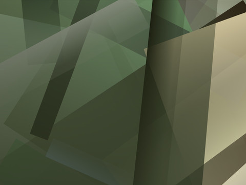 绿色几何拼接高清立体抽象背景