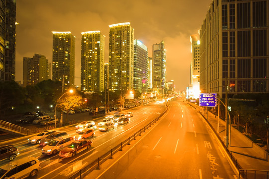 城市公路夜景