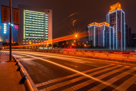 重庆菜园坝大桥夜景