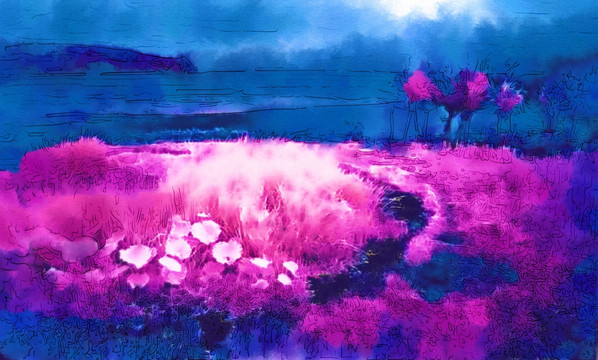 唯美裝飾畫(huà) 花