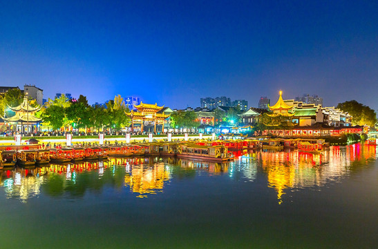 秦淮河夜景 5000万大画幅