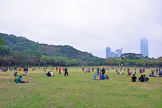 深圳莲花山风筝广场