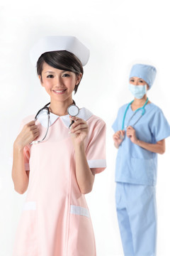 穿著制服的護士