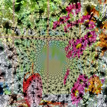 拼花花型裝飾畫 無(wú)分層