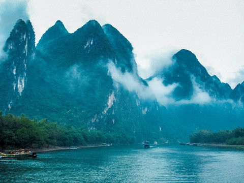 桂林山水之水墨漓江