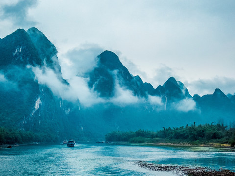 桂林山水之水墨漓江