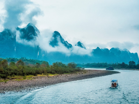 桂林山水之水墨漓江