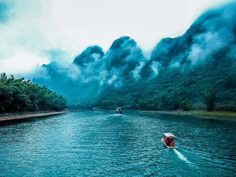 桂林山水之水墨漓江