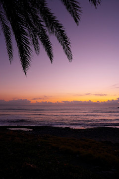 海边黄昏