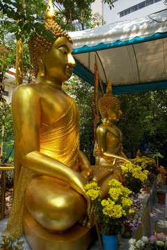 泰国金色雕像