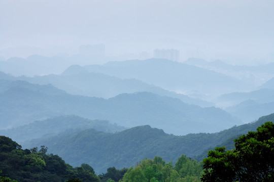 山区雾气