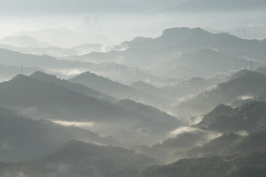 山区雾气