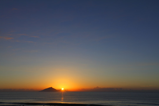 龟山岛日出