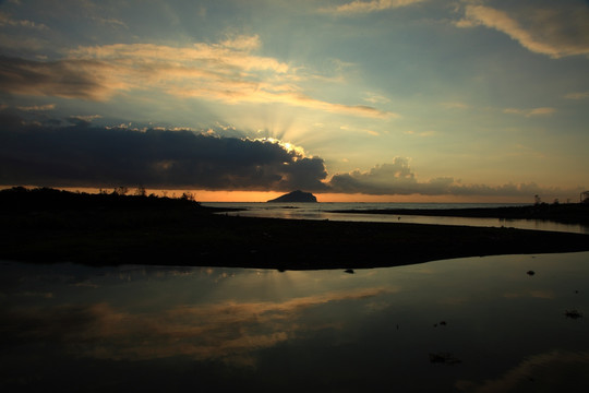 龟山岛日出