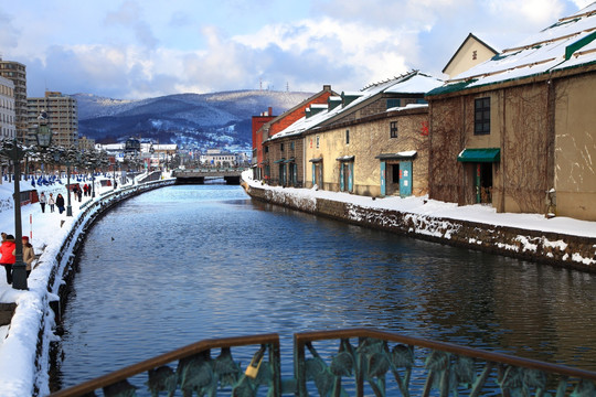 日本北海道札幌运河