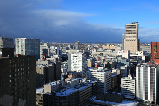 日本札幌的冬天