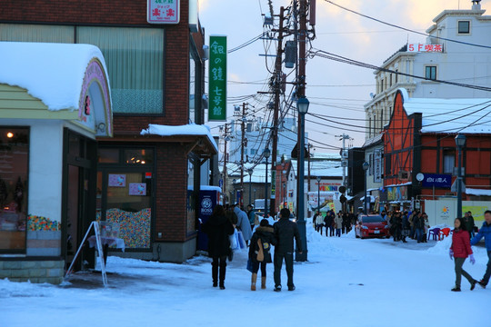 日本札幌的冬天