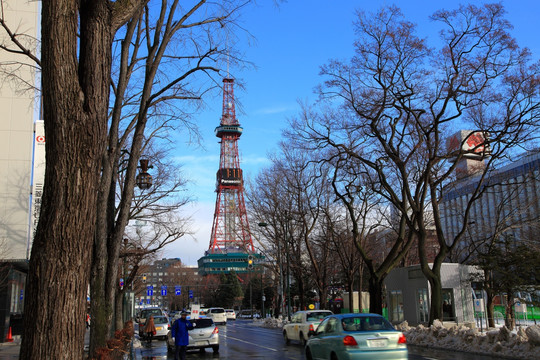 日本札幌的冬天