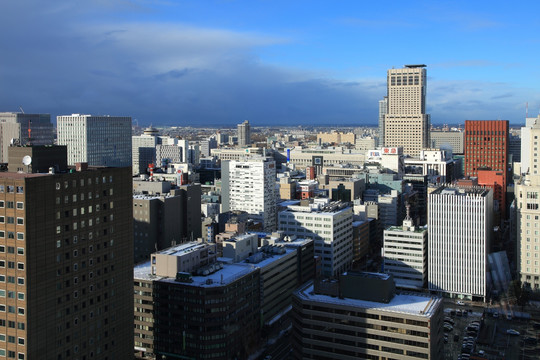 日本札幌的冬天