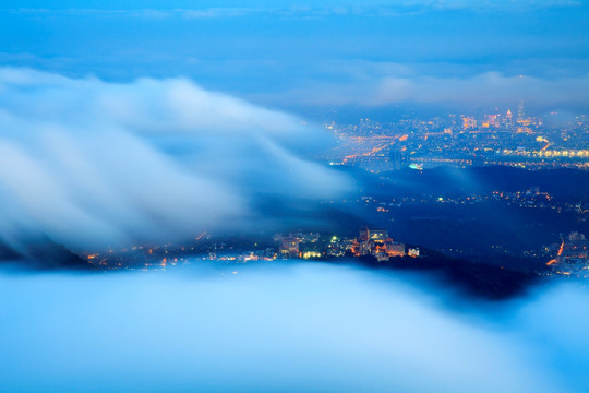 阳明山夜景