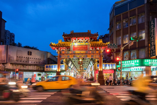 台北华西街观光夜市