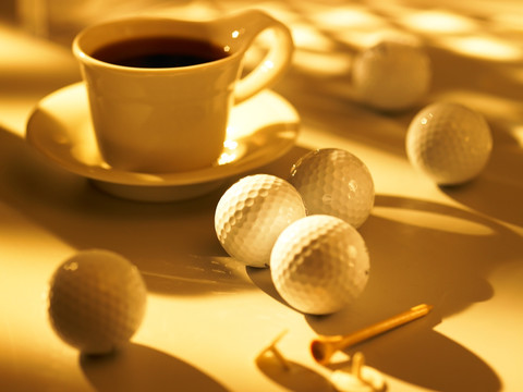 高尔夫和咖啡