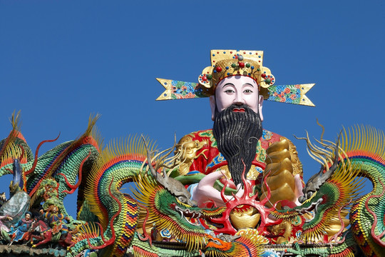 台湾寺庙财神爷