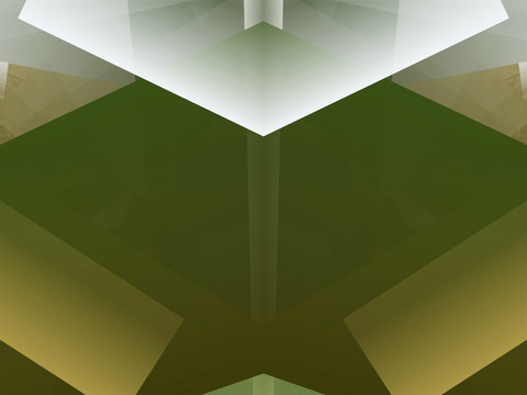 绿色立体几何梦幻拼接高清背景